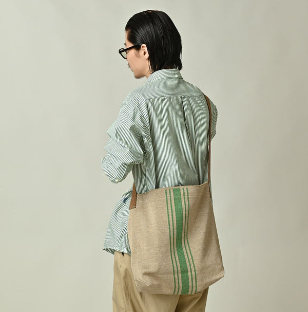 45R Jacquard Stripe Tote Bag