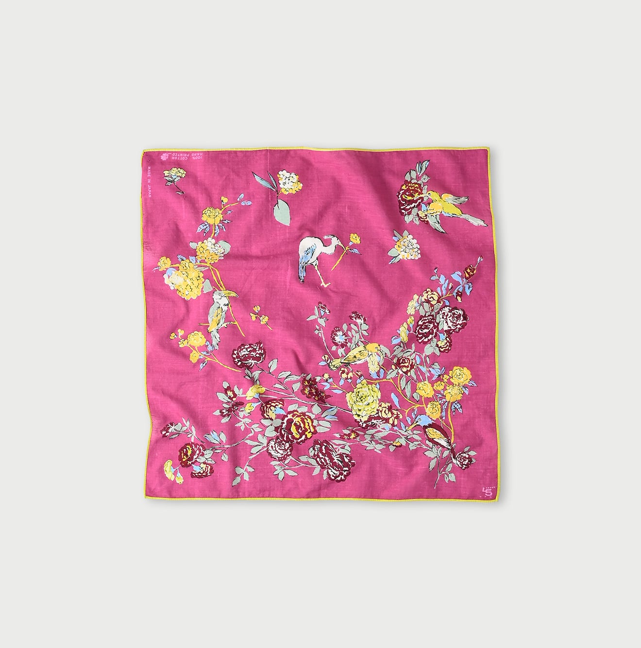 Khadi Bird Garden Bandana