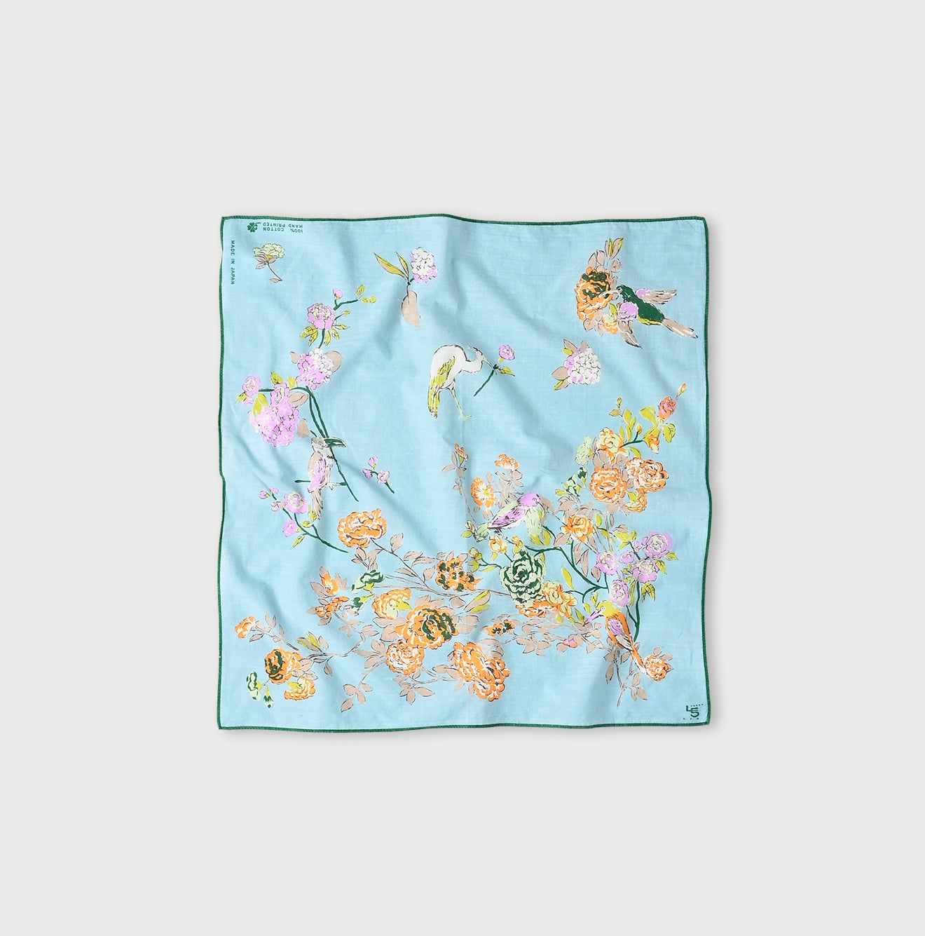 Khadi Bird Garden Bandana