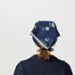 45R Indigo Khadi Bird Garden Bandana