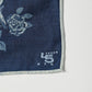 45R Indigo Khadi Bird Garden Bandana