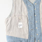 45R Cotton Linen Tweed 908 Vest