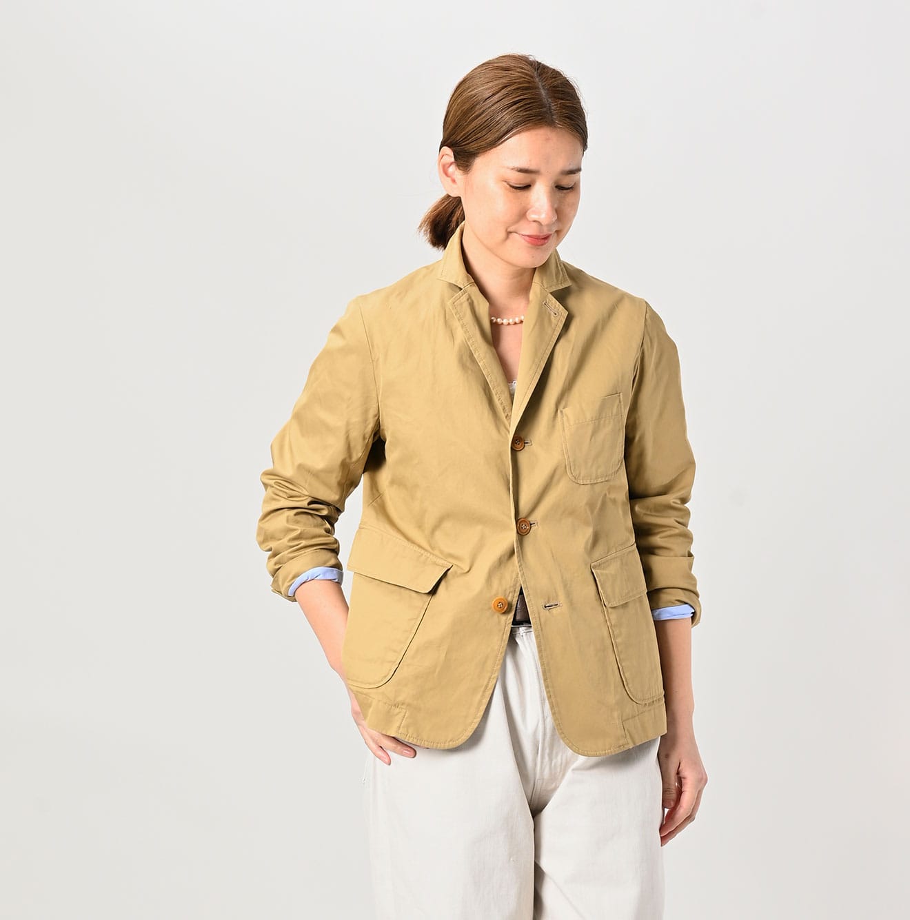 45R Light Gabardine 908 Miyuki Jacket