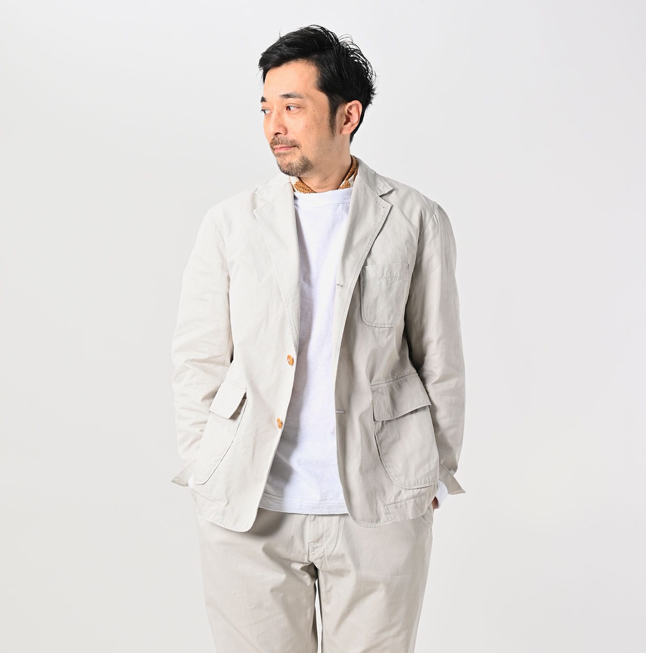 45R Light Gabardine 908 Miyuki Jacket