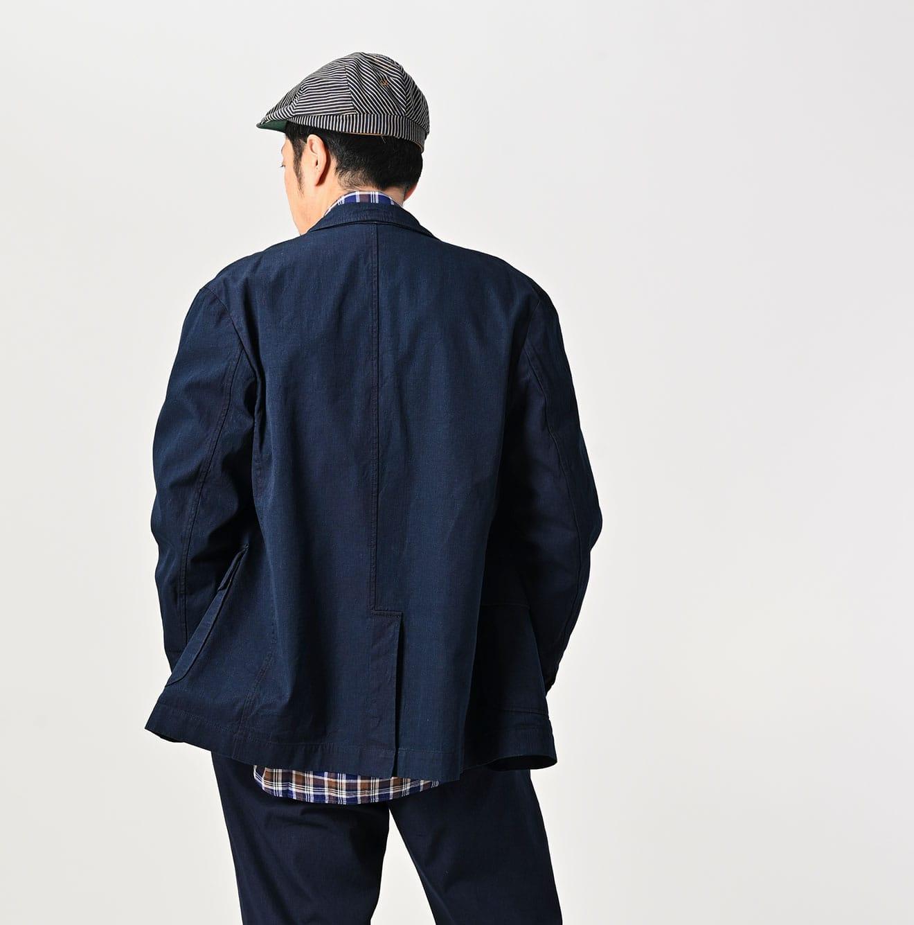 Indigo Light Gabardine 908 Miyuki Jacket - 45R by 45rpm studio - Image 9
