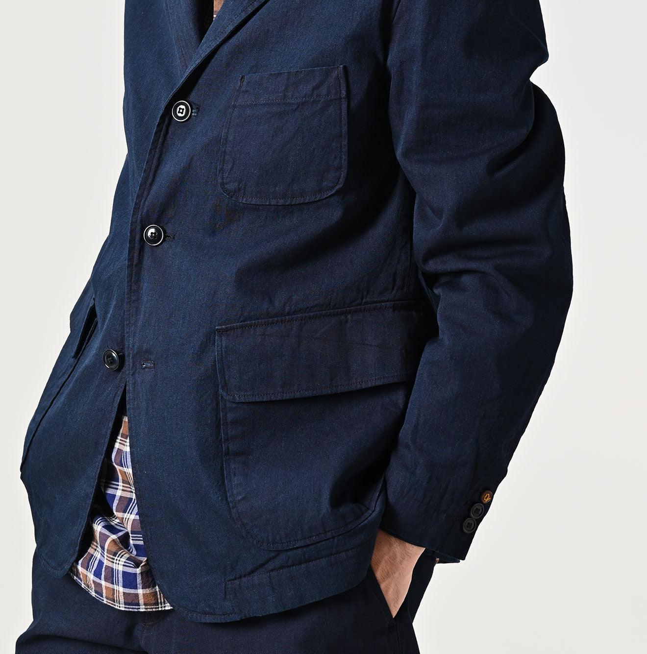 Indigo Light Gabardine 908 Miyuki Jacket - 45R by 45rpm studio - Image 11