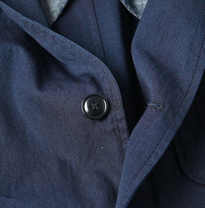 Indigo Light Gabardine 908 Miyuki Jacket - 45R by 45rpm studio - Image 16