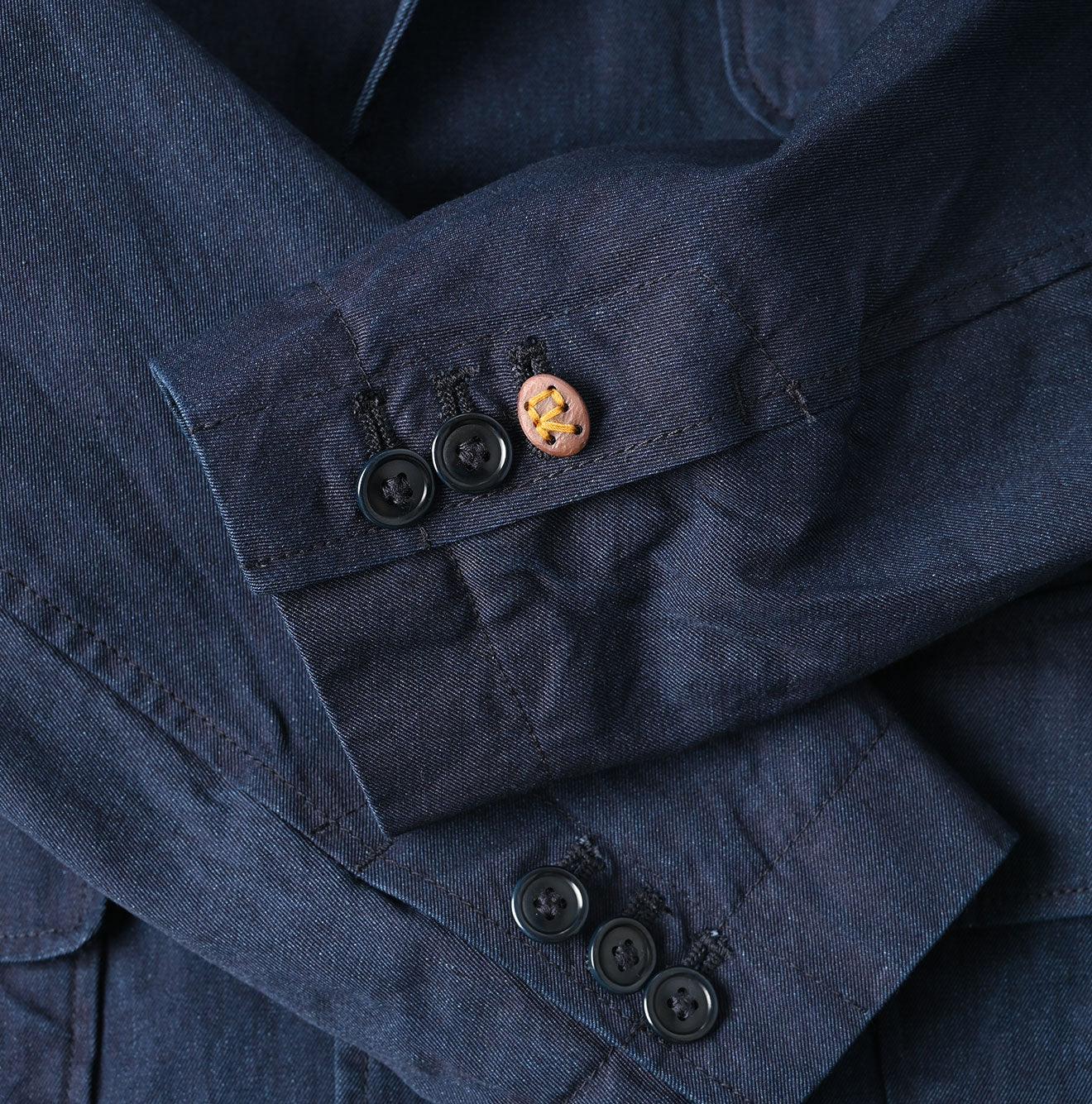 Indigo Light Gabardine 908 Miyuki Jacket - 45R by 45rpm studio