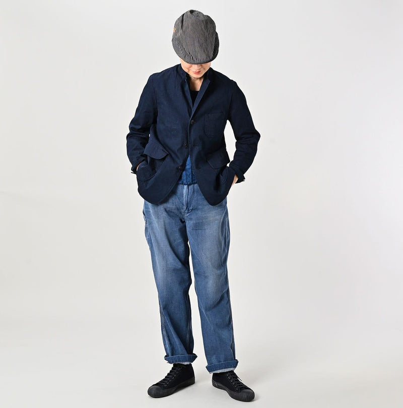 Indigo Light Gabardine 908 Miyuki Jacket - 45R by 45rpm studio - Image 2