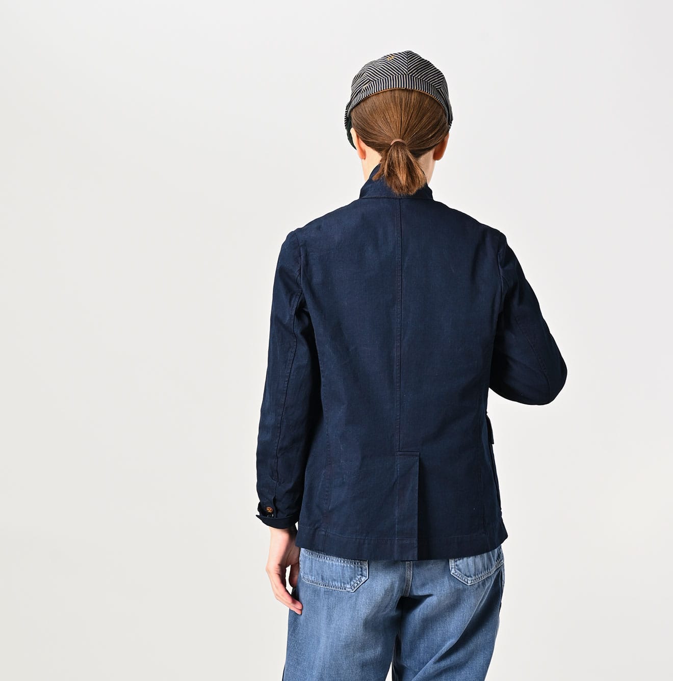 45R Indigo Light Gabardine 908 Miyuki Jacket