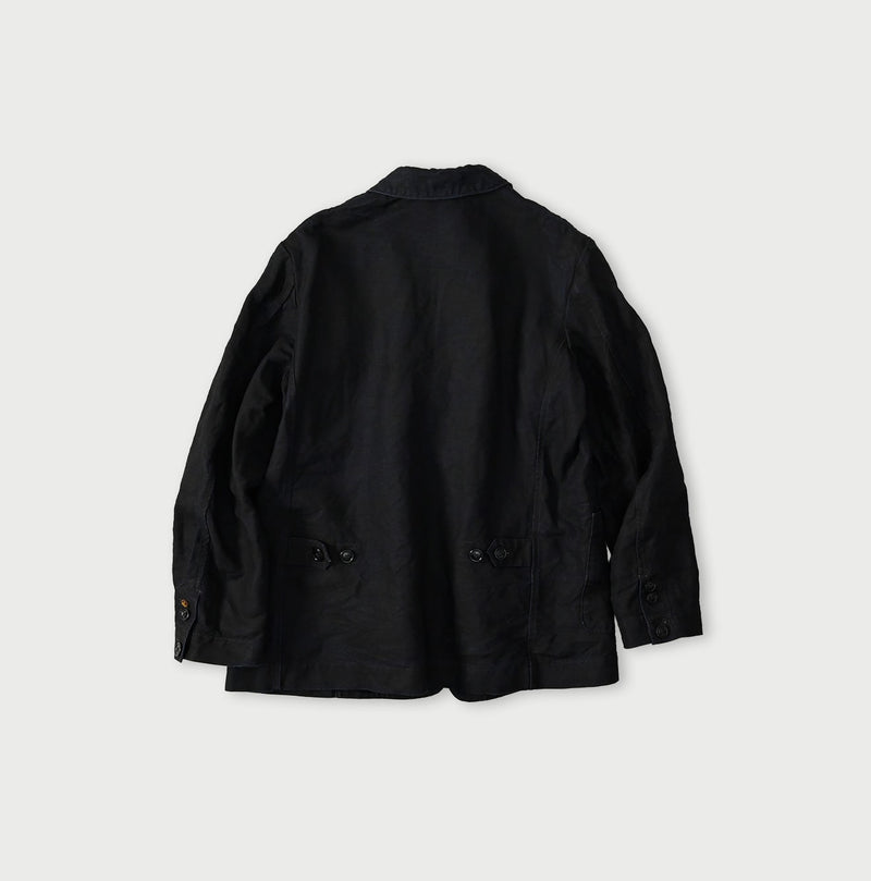 45R Indigo Linen 908 Cardigan Jacket - Image 16