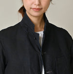 45R Indigo Linen 908 Cardigan Jacket