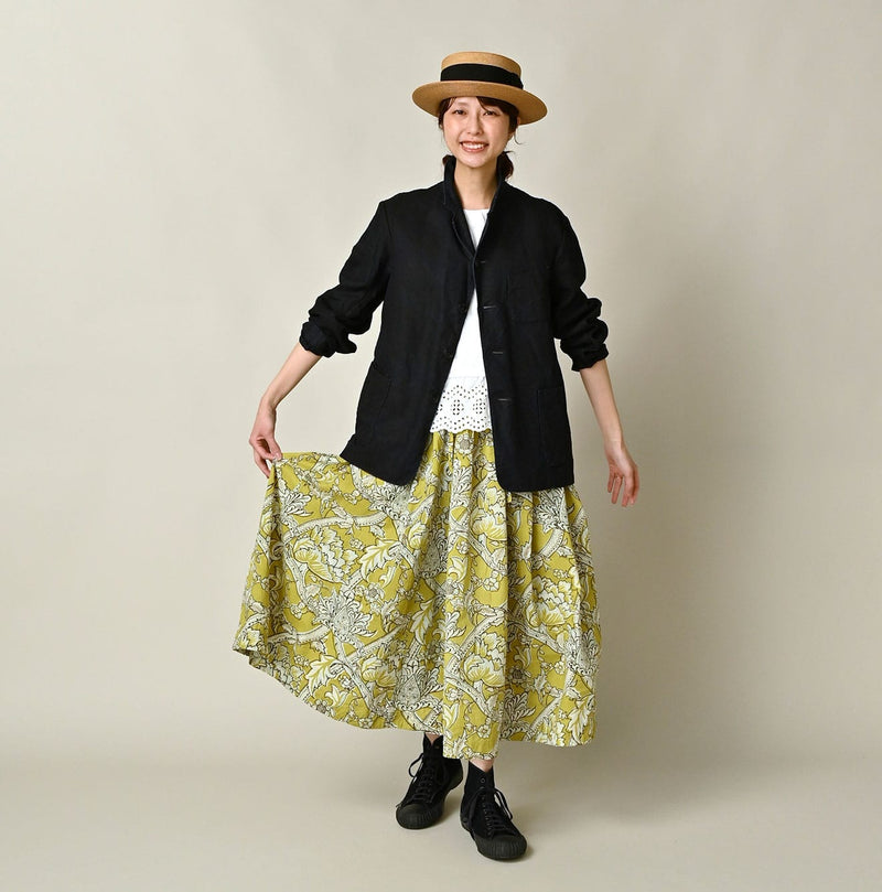 45R Indigo Linen 908 Cardigan Jacket - Image 3