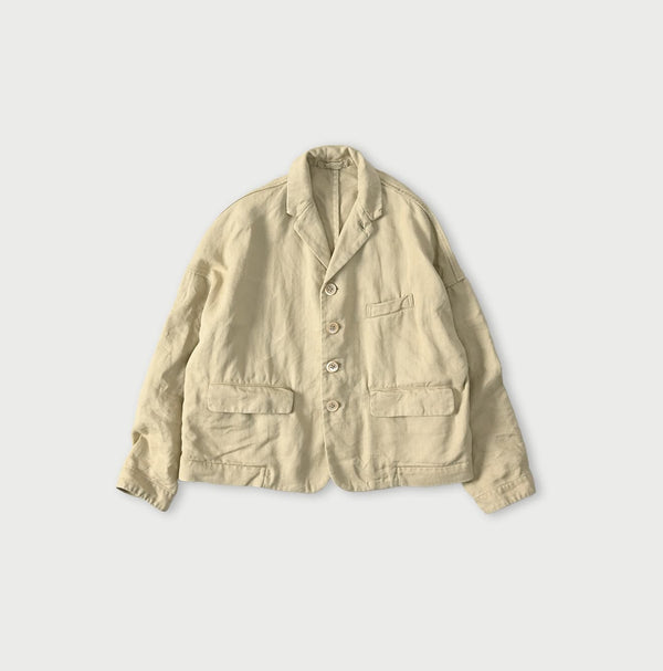 45R Linen Herringbone 908 Uma Jacket