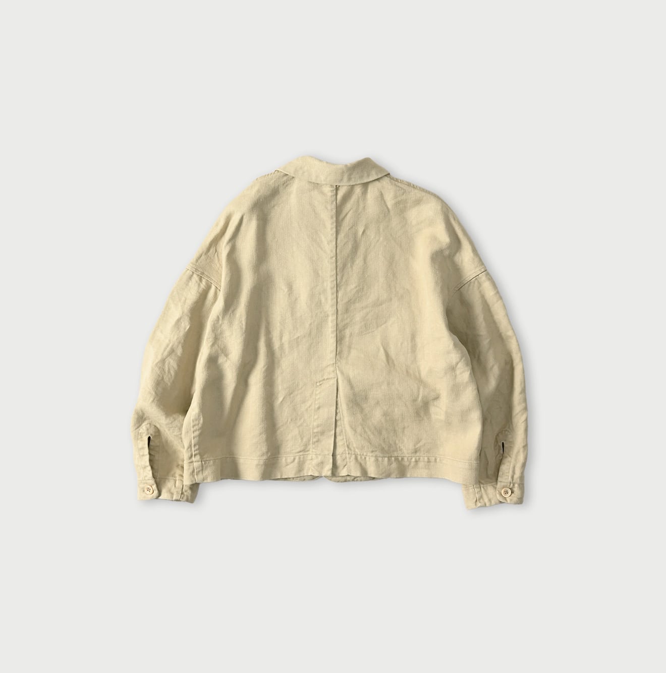 45R Linen Herringbone 908 Uma Jacket - Image 16
