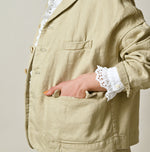 45R Linen Herringbone 908 Uma Jacket