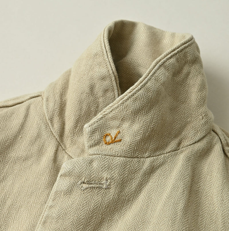 45R Linen Herringbone 908 Uma Jacket - Image 17