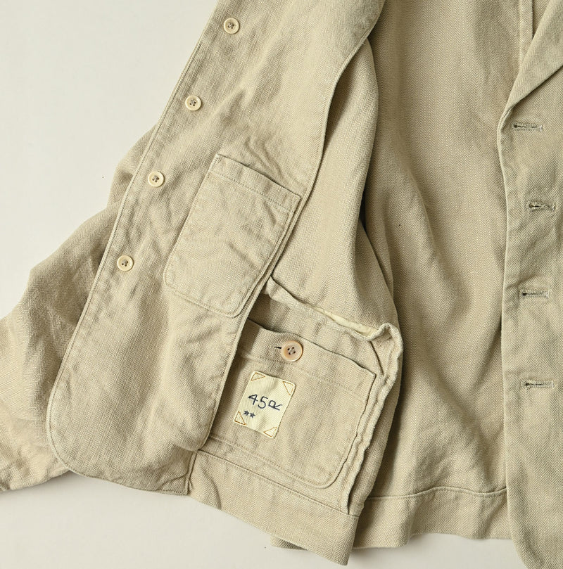45R Linen Herringbone 908 Uma Jacket - Image 22