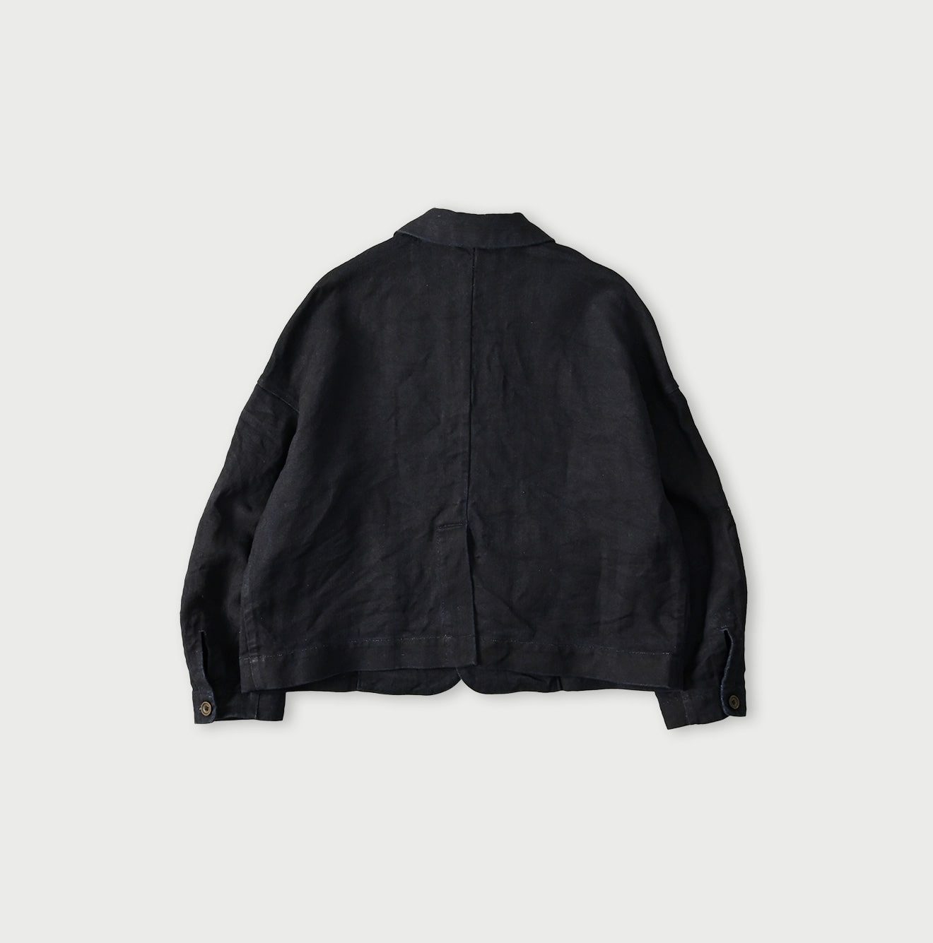 45R Indigo Linen Herringbone 908 Uma Jacket - Image 15