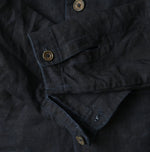45R Indigo Linen Herringbone 908 Uma Jacket