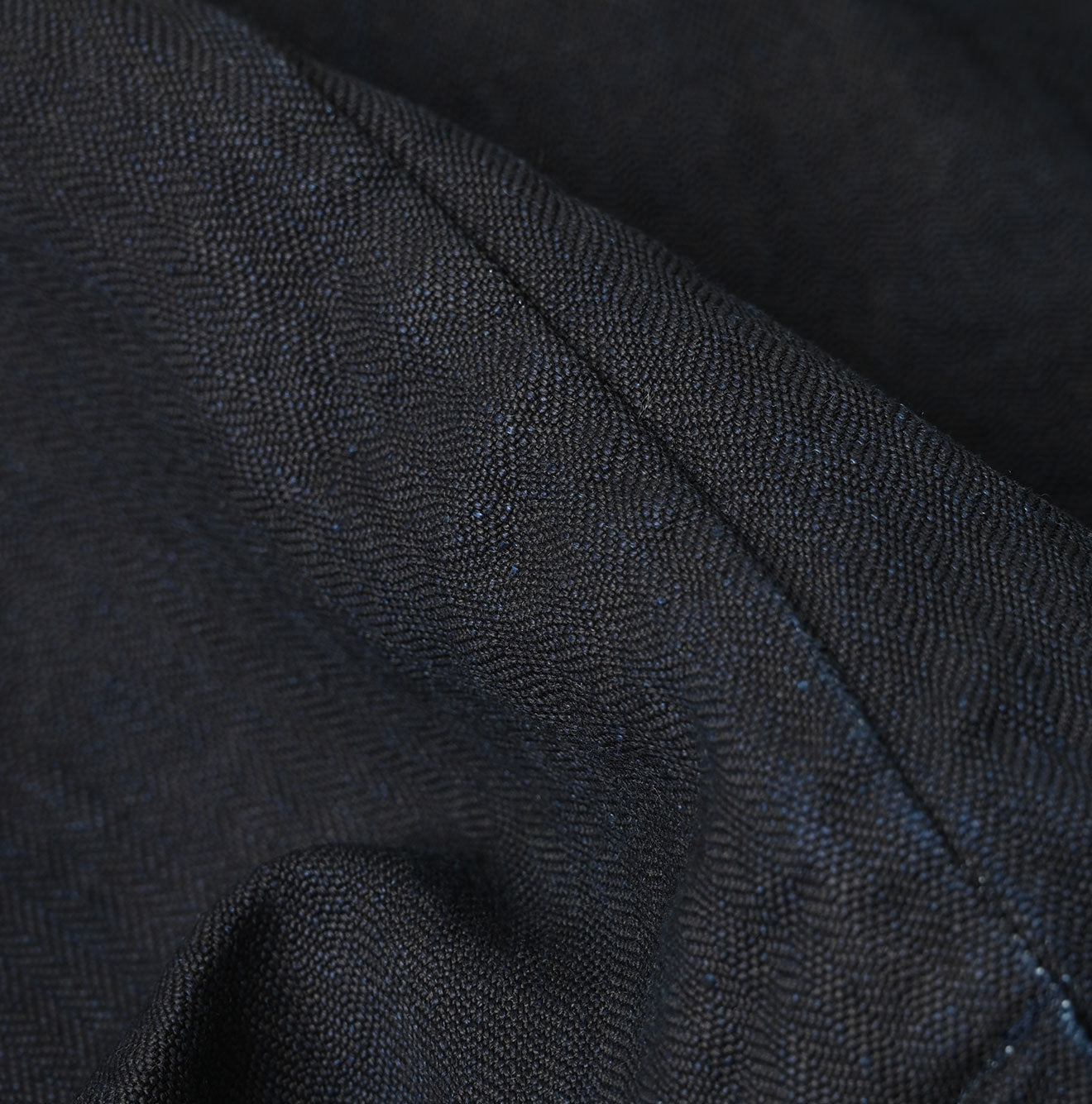45R Indigo Linen Herringbone 908 Uma Jacket - Image 20