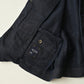 45R Indigo Linen Herringbone 908 Uma Jacket