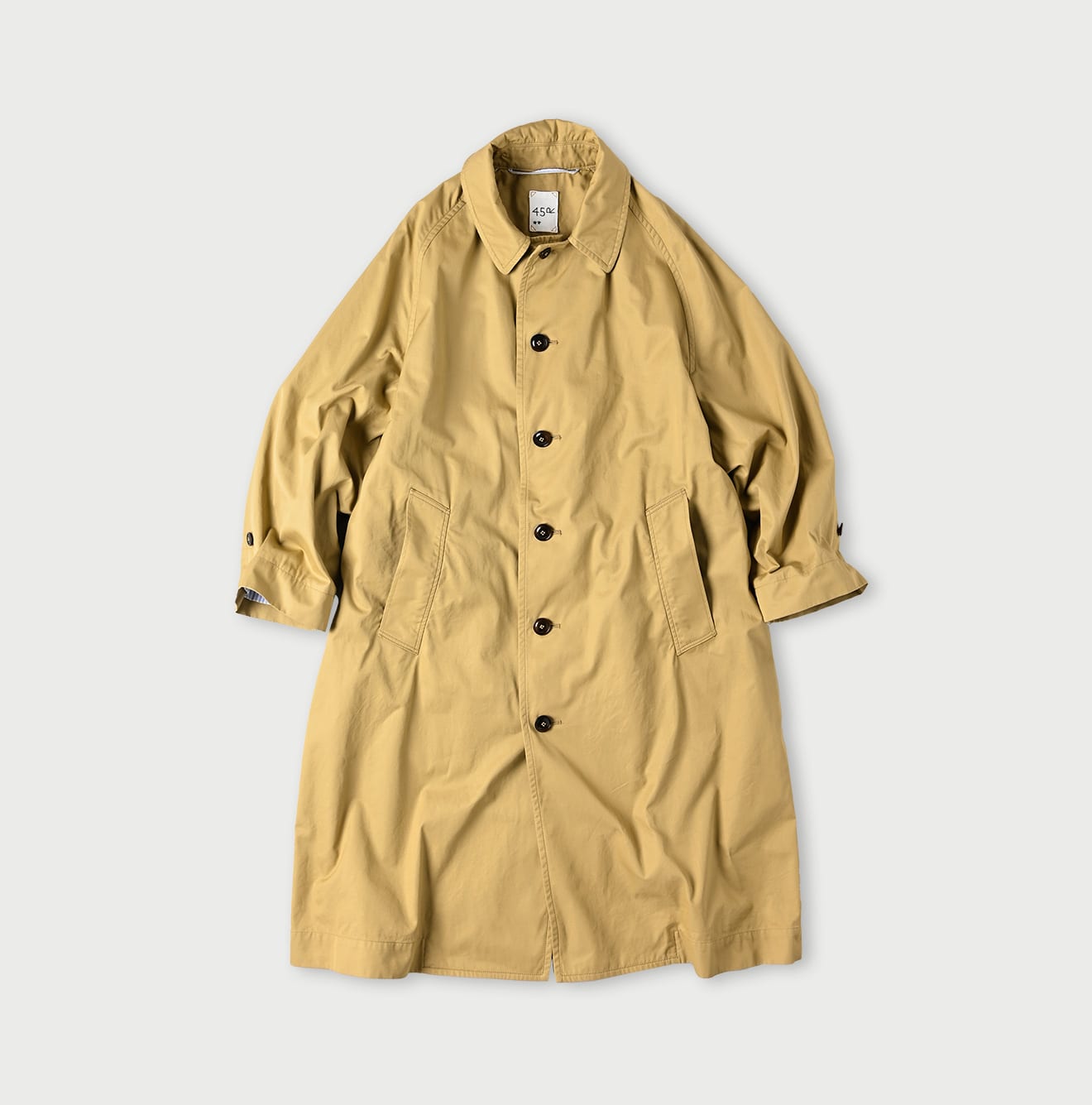 45R Light Gabardine 908 Balmacaan Coat