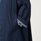 Indigo Light Gabardine 908 Balmacaan Coat (Size 4) - 45R by 45rpm studio