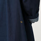 45R Indigo Light Gabardine 908 Balmacaan Coat