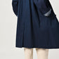 45R Indigo Light Gabardine 908 Balmacaan Coat