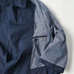 Indigo Light Gabardine 908 Balmacaan Coat (Size 4) - 45R by 45rpm studio