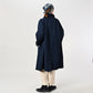 Indigo Light Gabardine 908 Balmacaan Coat (Size 4) - 45R by 45rpm studio