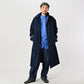 Indigo Light Gabardine 908 Balmacaan Coat (Size 4) - 45R by 45rpm studio