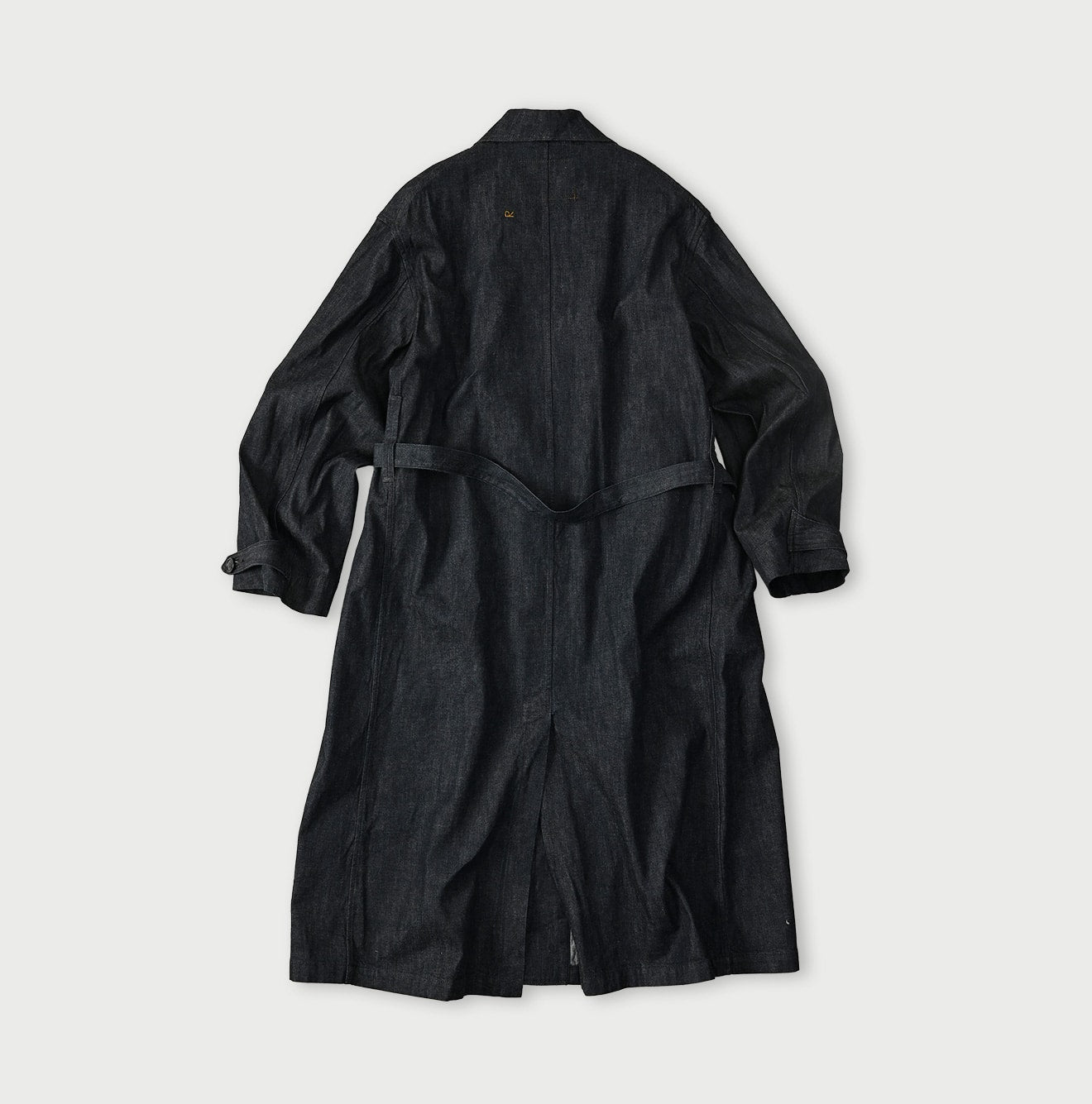 45R Indigo Mugihiko Denim 908 Work Coat Nou - Image 16