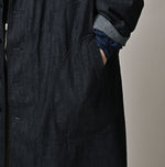 45R Indigo Mugihiko Denim 908 Work Coat Nou