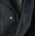 45R Indigo Mugihiko Denim 908 Work Coat Nou