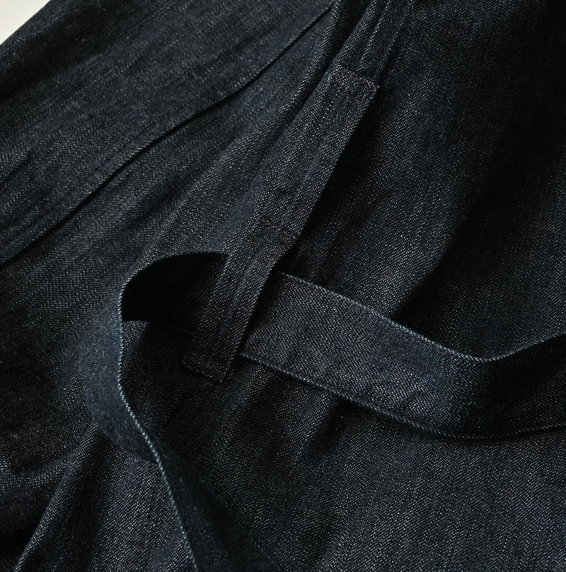 45R Indigo Mugihiko Denim 908 Work Coat Nou - Image 21