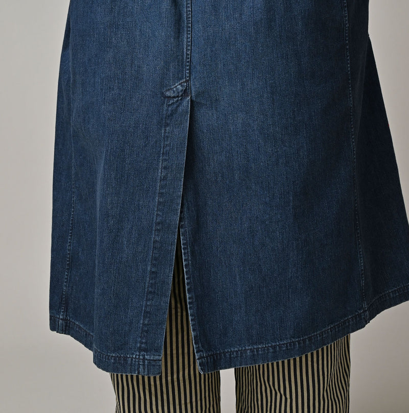 45R Indigo Mugihiko Denim 908 Work Coat Zyu - Image 15