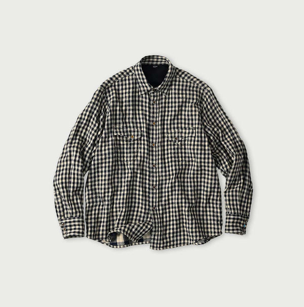 45R Indigo Doublecloth Ocean Eastern Shirt