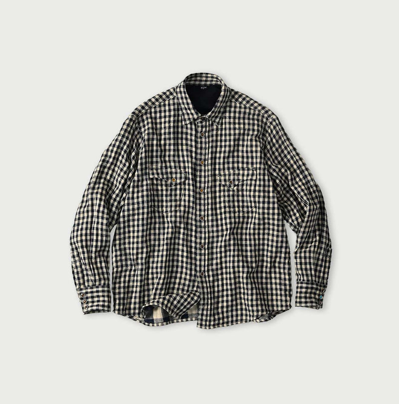 45R Indigo Doublecloth Ocean Eastern Shirt - Image 1