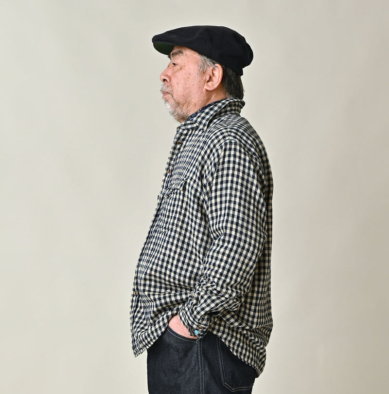 45R Indigo Doublecloth Ocean Eastern Shirt - Image 6