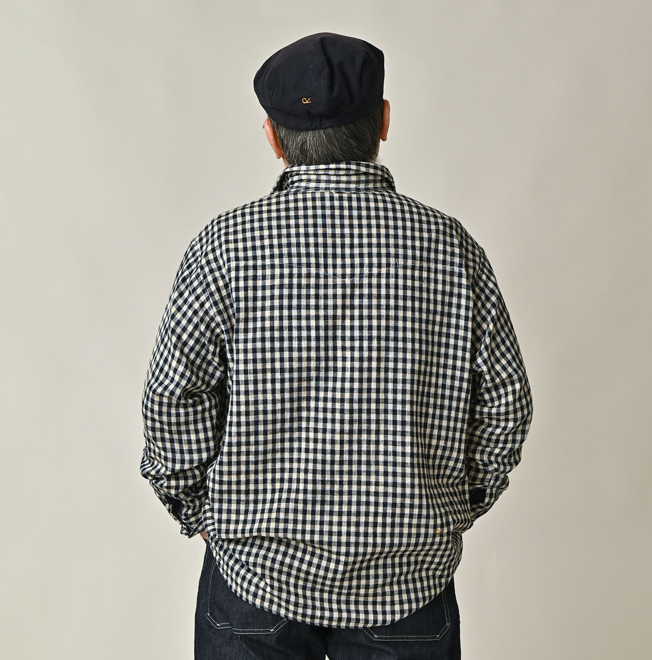 45R Indigo Doublecloth Ocean Eastern Shirt