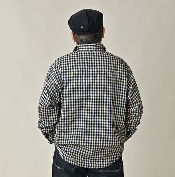 45R Indigo Doublecloth Ocean Eastern Shirt