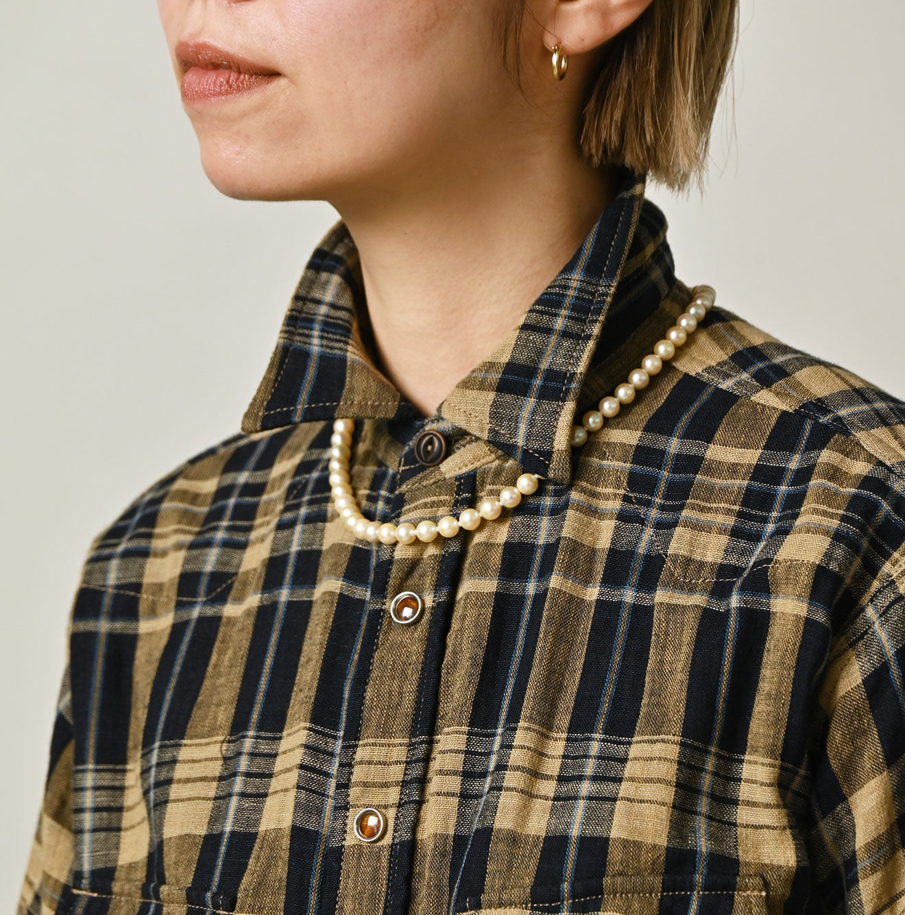 45R Indigo Doublecloth Ocean Eastern Shirt - Image 12