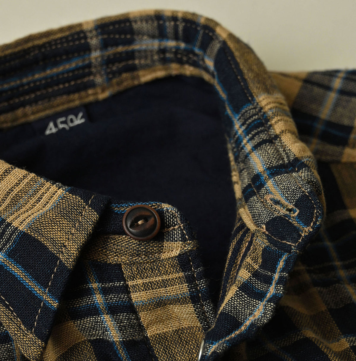 45R Indigo Doublecloth Ocean Eastern Shirt