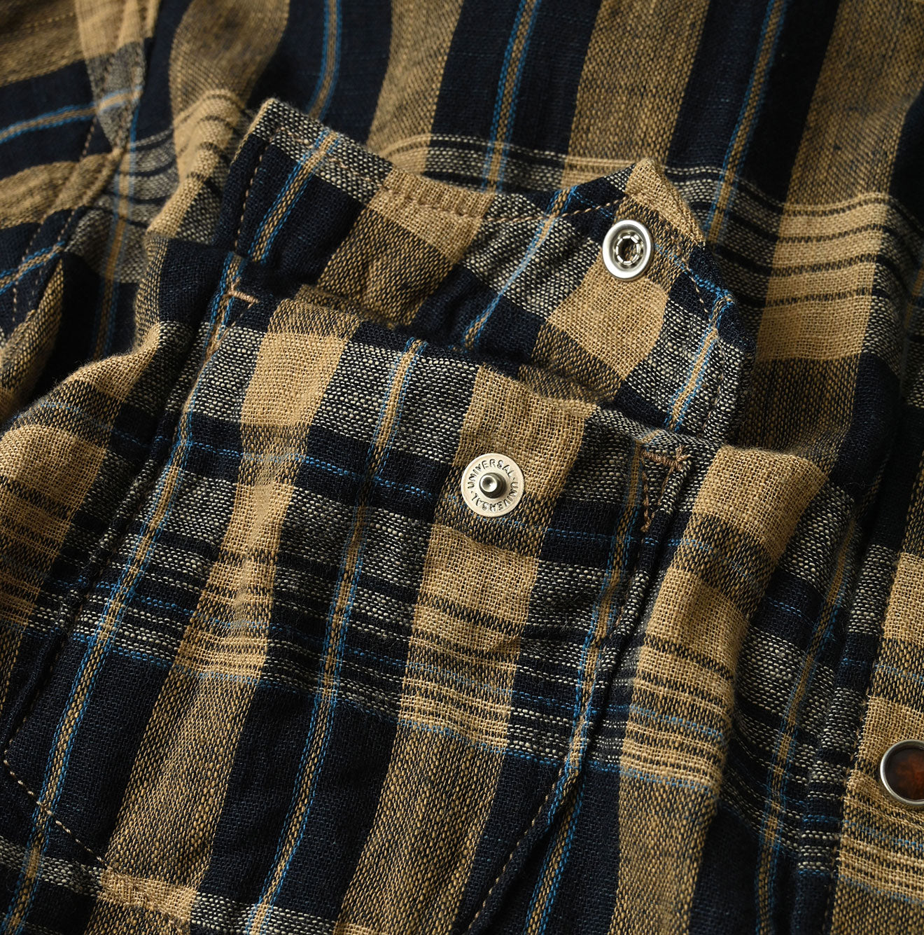 45R Indigo Doublecloth Ocean Eastern Shirt - Image 19