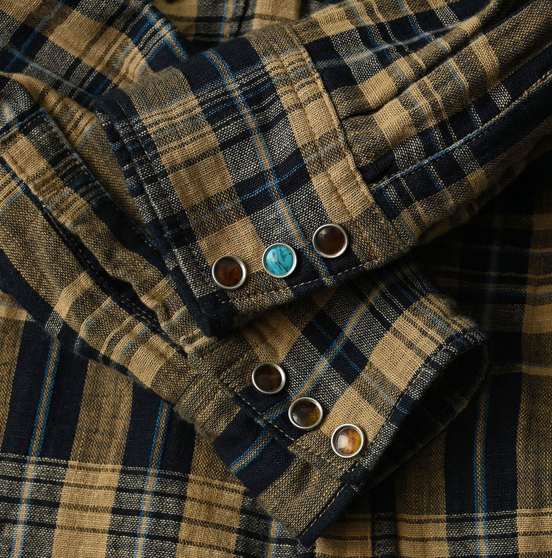 45R Indigo Doublecloth Ocean Eastern Shirt - Image 20