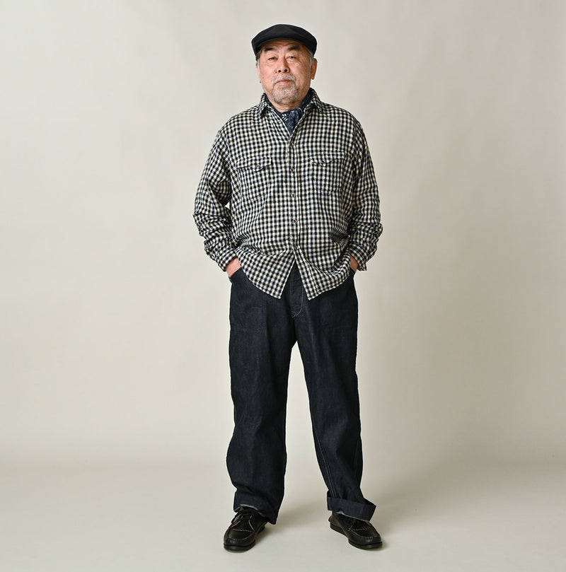 45R Indigo Doublecloth Ocean Eastern Shirt - Image 3