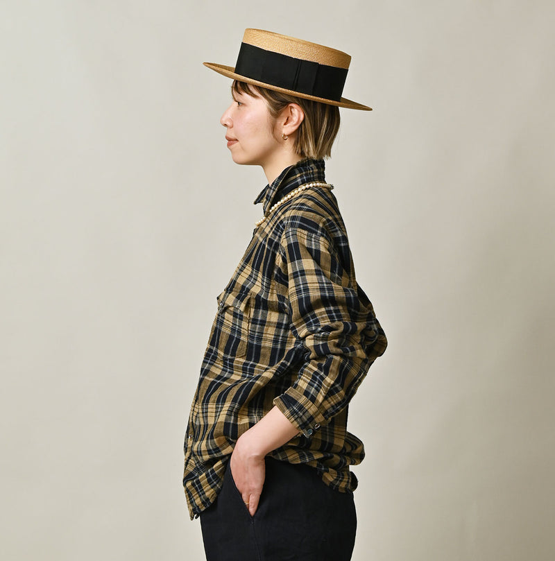 45R Indigo Doublecloth Ocean Eastern Shirt - Image 9