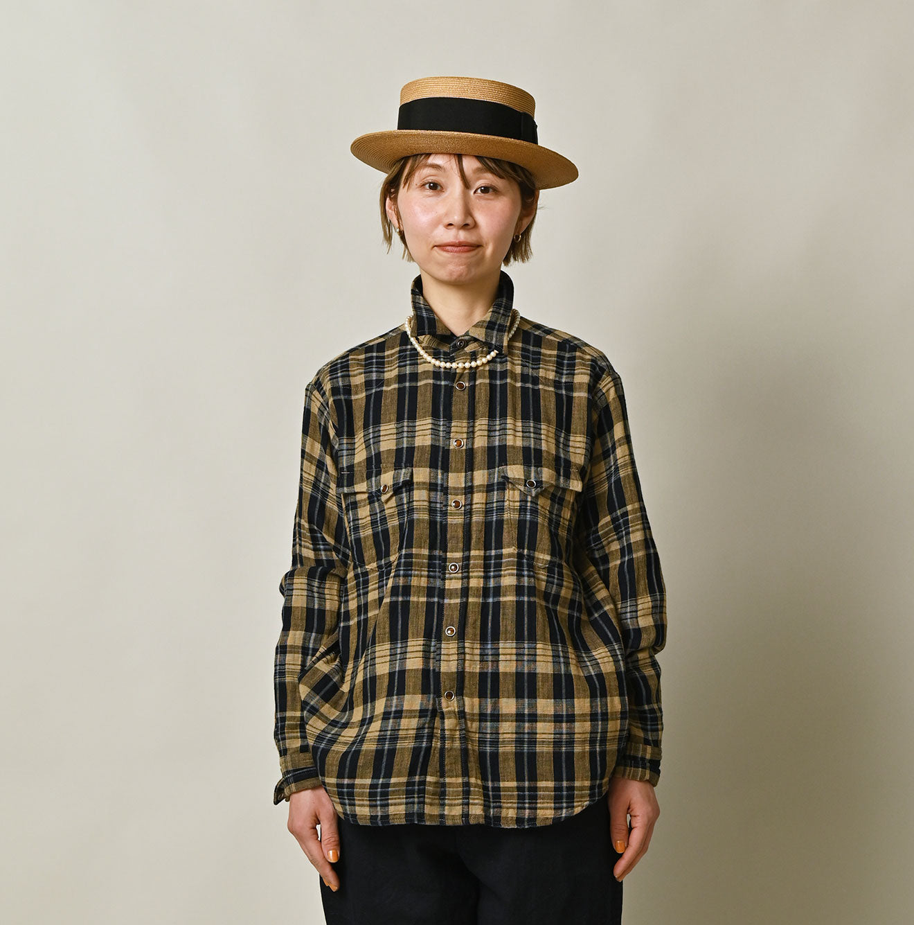 45R Indigo Doublecloth Ocean Eastern Shirt - Image 11